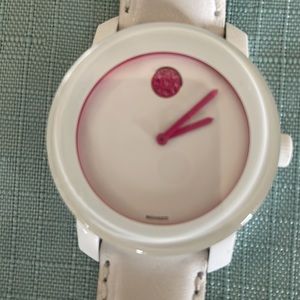 Movado Bold White Watch